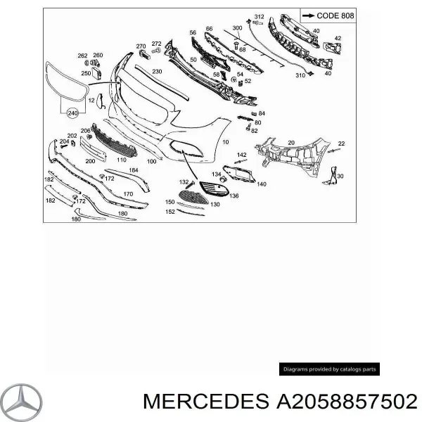  A2058857502 Mercedes