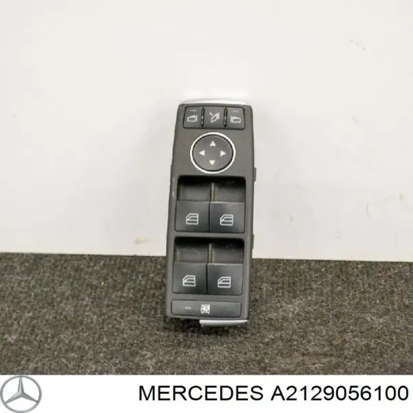 Кнопковий блок керування склопідіймачами передній лівий A2129056100 Mercedes