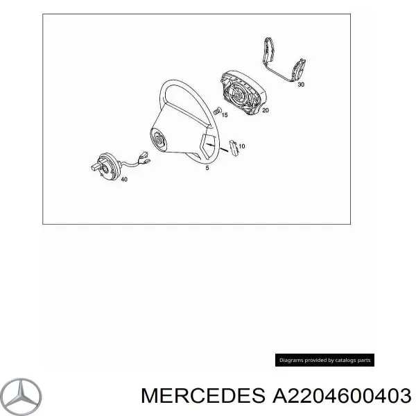 Кермо A2204600403 Mercedes