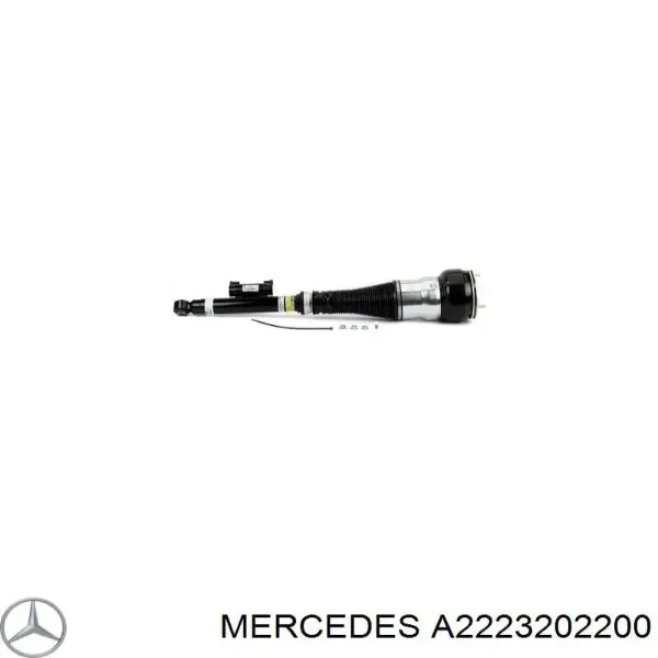 Амортизатор передній, правий A2223202200 Mercedes