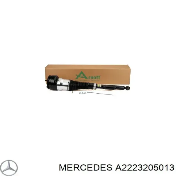 Амортизатор передній, правий A2223205013 Mercedes
