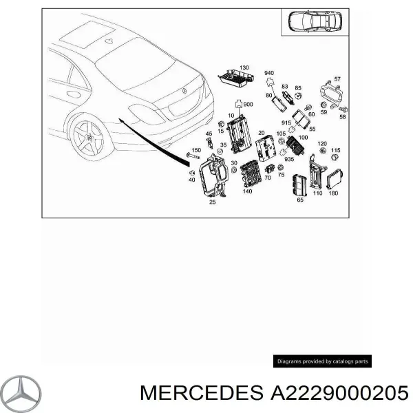  A2229000205 Mercedes