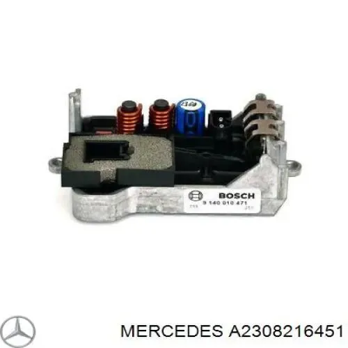 Резистор пічки A2308216451 Mercedes