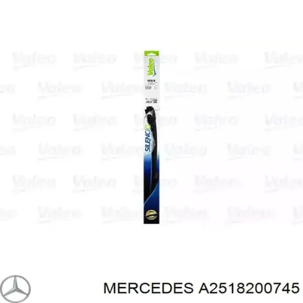Щітка-двірник лобового скла, водійська A2518200745 Mercedes