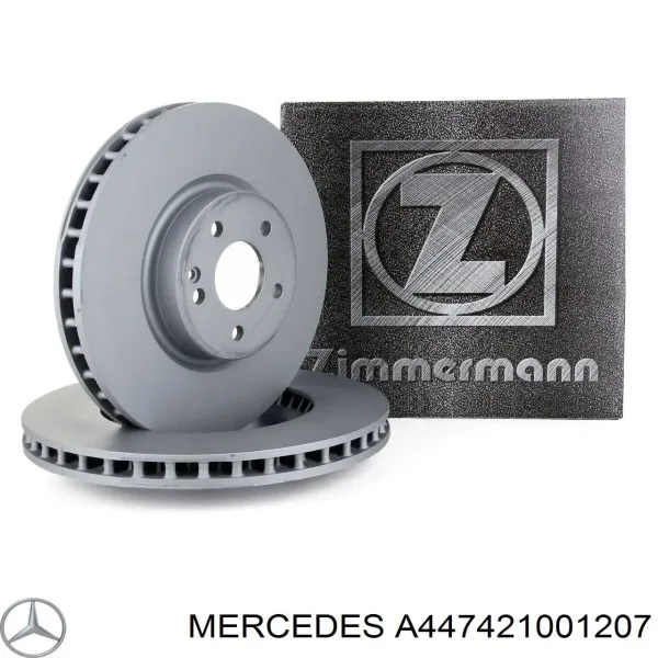 Гальмівні диски передні A447421001207 Mercedes