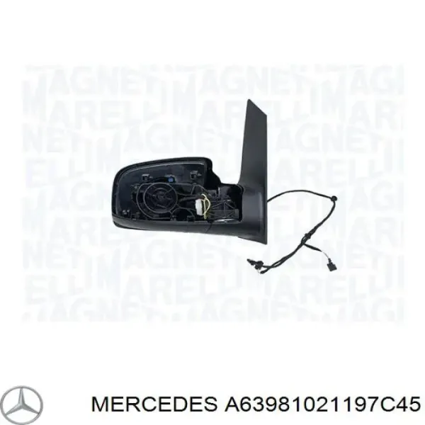 Дзеркало праве A63981021197C45 Mercedes
