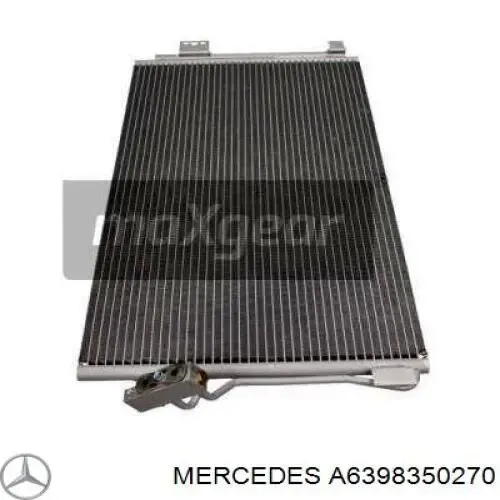 Конденсатор кондиціонера Mercedes A6398350270 ціна, від