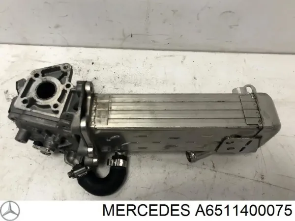Радіатор системи EGR рециркуляції вихлопних газів A6511400075 Mercedes