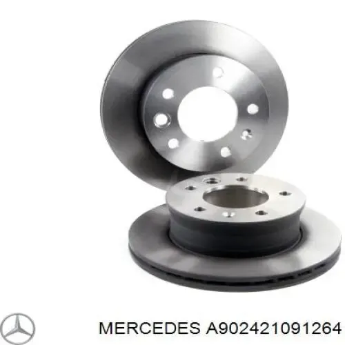 Гальмівні диски передні A902421091264 Mercedes