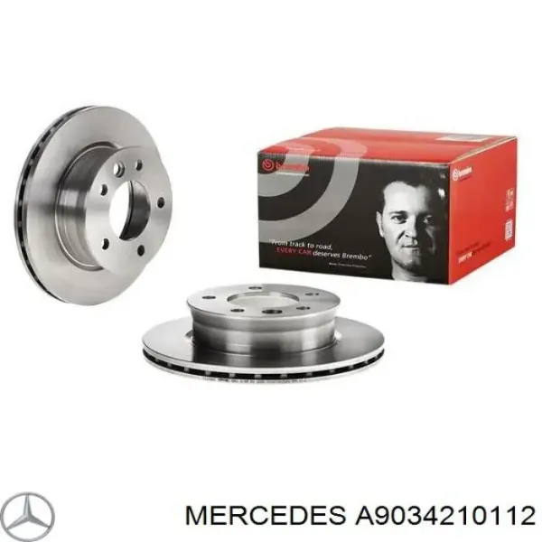 Гальмівні диски передні A9034210112 Mercedes