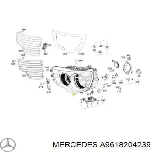  A9618204239 Mercedes
