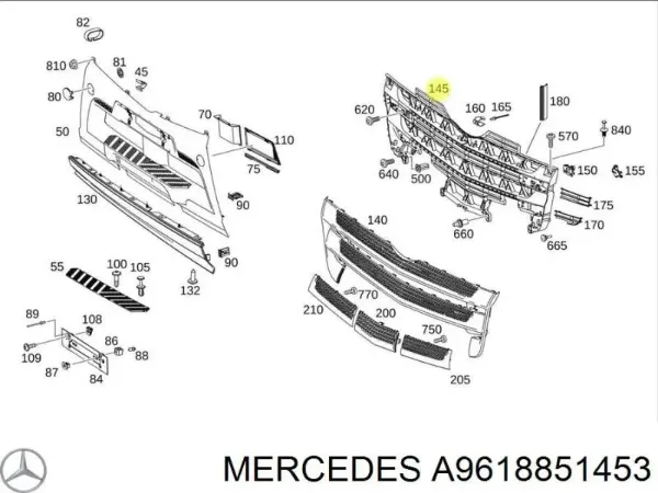  A9618851453 Mercedes