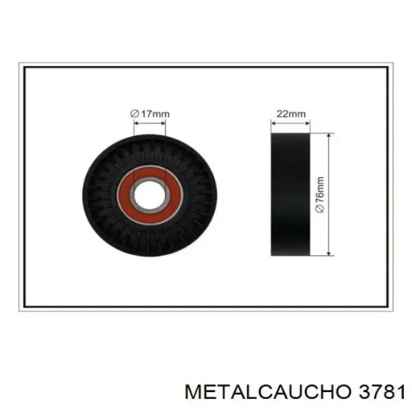 Бачок системи охолодження 3781 Metalcaucho