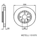 ШРУС зовнішній передній METELLI 151870