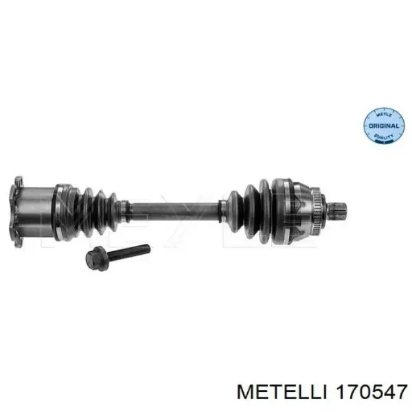 Ліва піввісь 170547 Metelli