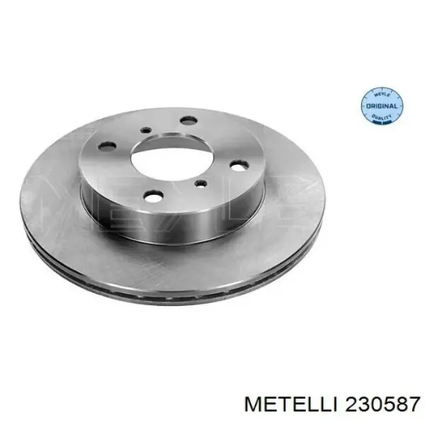 Гальмівні диски передні 230587 Metelli