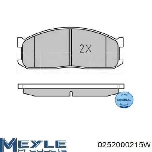 Передні тормозні колодки 572331J Jurid/Bendix