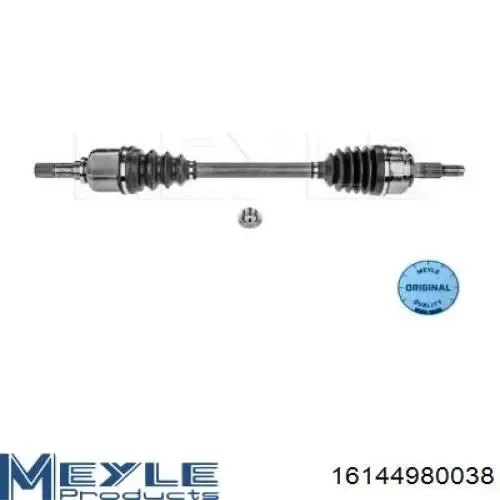 Ліва піввісь 0025261 GKN-Spidan