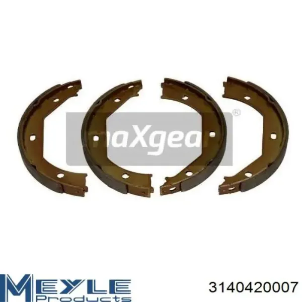 Колодки ручника S721097 Polcar