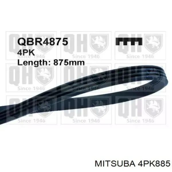 Ремінь генератора 4PK885 Mitsuba
