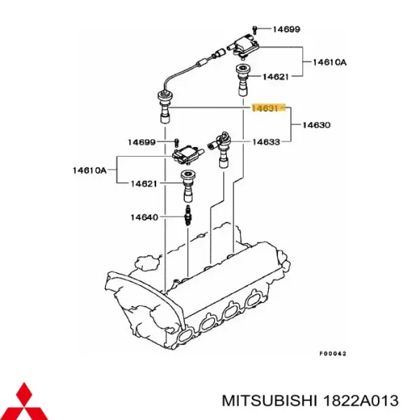  1822A013 Mitsubishi