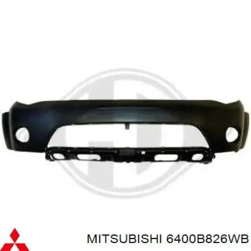 Передній бампер Mitsubishi Outlander II XL