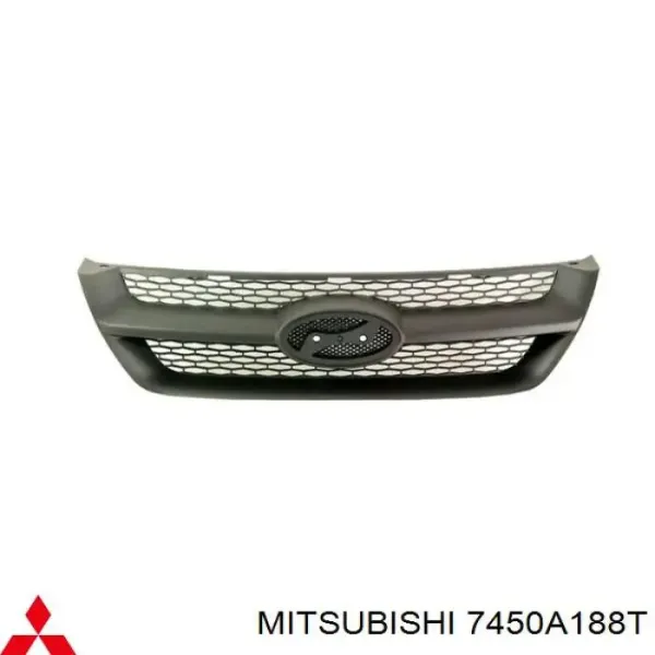 Решітка радіатора ліва 7450A188T Mitsubishi