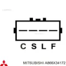 Реле регулятор генератора MITSUBISHI A866X34172
