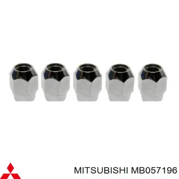 Купити MB057196 Mitsubishi Колісні гайки