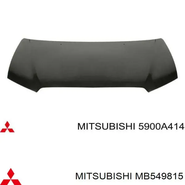 Капот MB549815 Mitsubishi