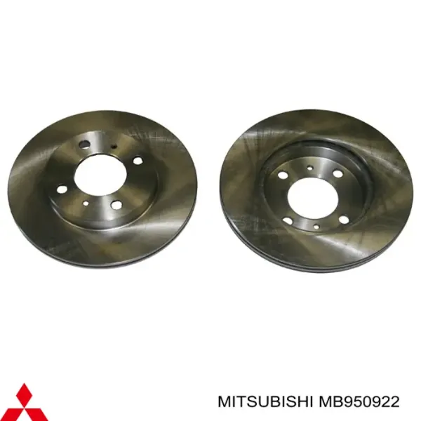 Гальмівні диски передні MB950922 Mitsubishi