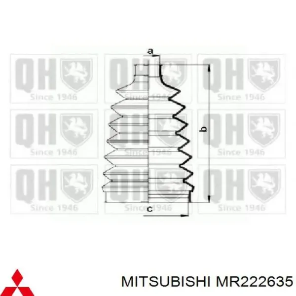 Пильник ШРУСа зовнішній M1709UZ RBI