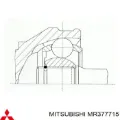 Ліва піввісь Mitsubishi Space Star DG0