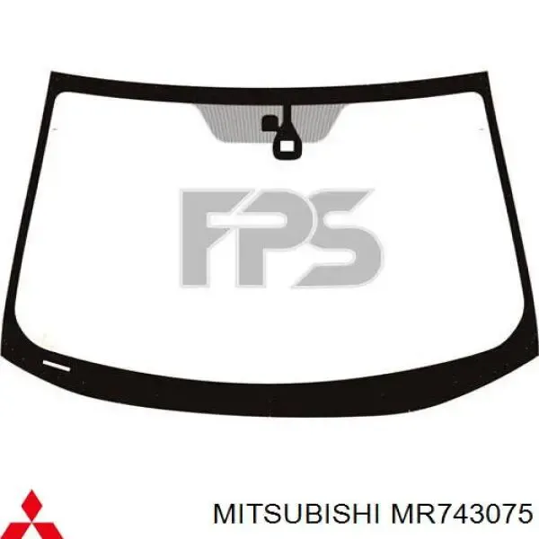 Лобове скло MR743075 Mitsubishi