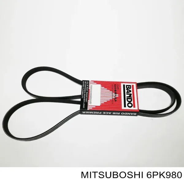Ремінь генератора 6PK980 Mitsuboshi