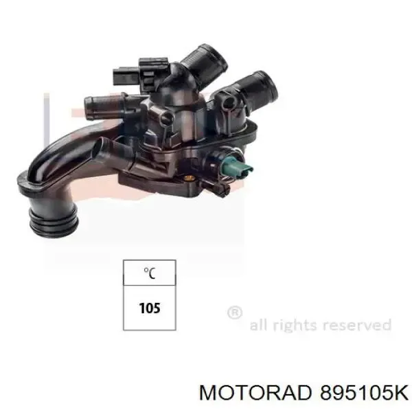 Корпус термостата 895105K Motorad