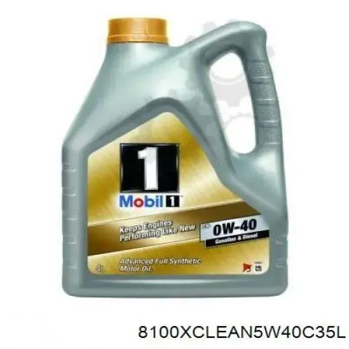 Моторне масло 8100XCLEAN5W40C35L Motul