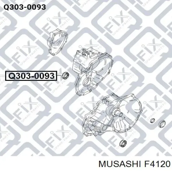 Сальник приводу F4120 Musashi