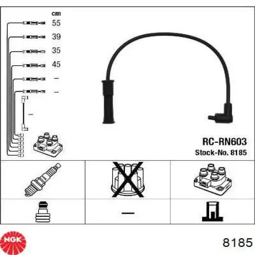 Високовольтні дроти MSQ0041 Magneti Marelli