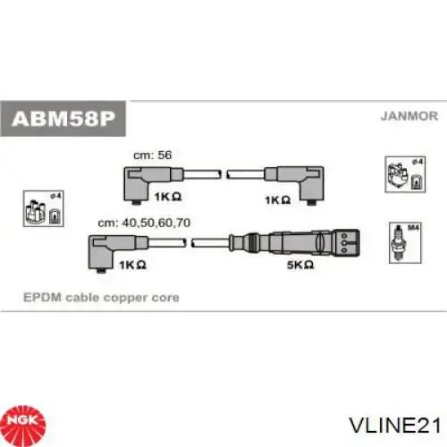 Свічки NGK VLINE21
