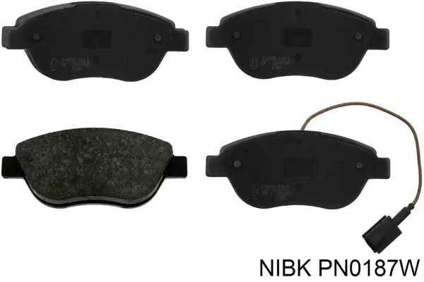 Передні тормозні колодки PN0187W Nibk