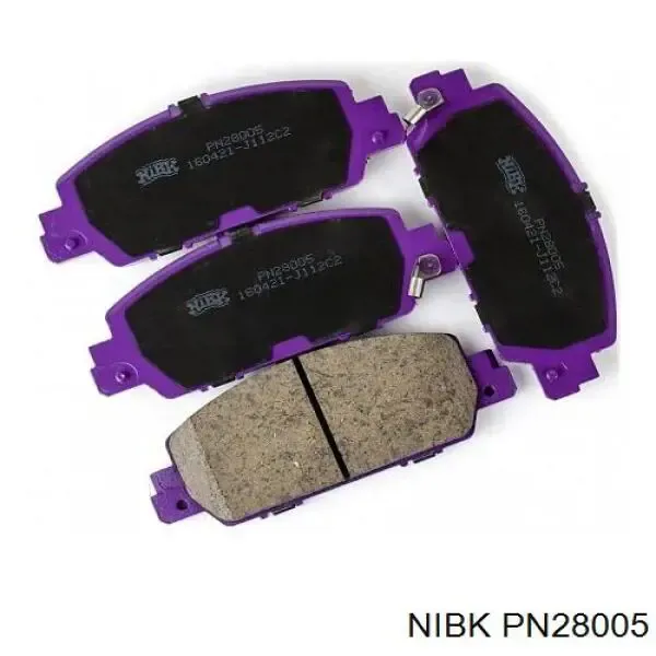 Передні тормозні колодки PN28005 Nibk