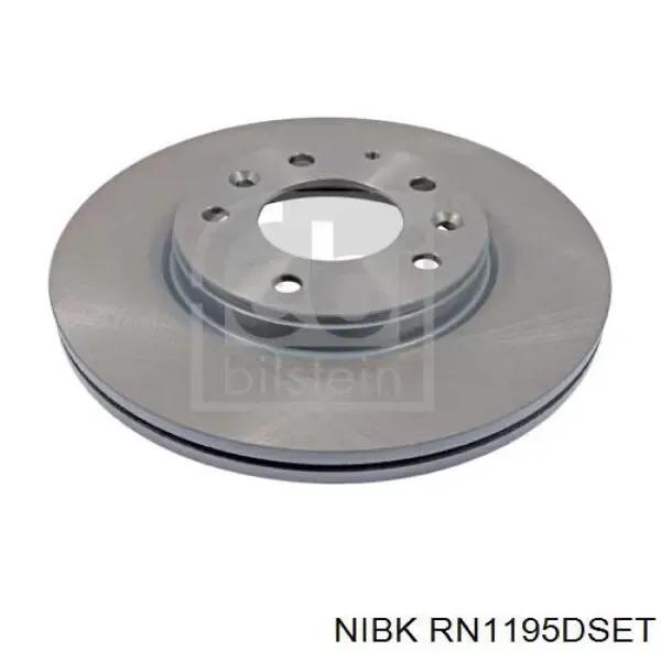 Гальмівні диски передні RN1195DSET Nibk