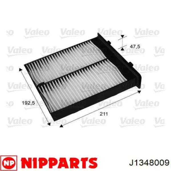 Фільтр салону J1348009 Nipparts