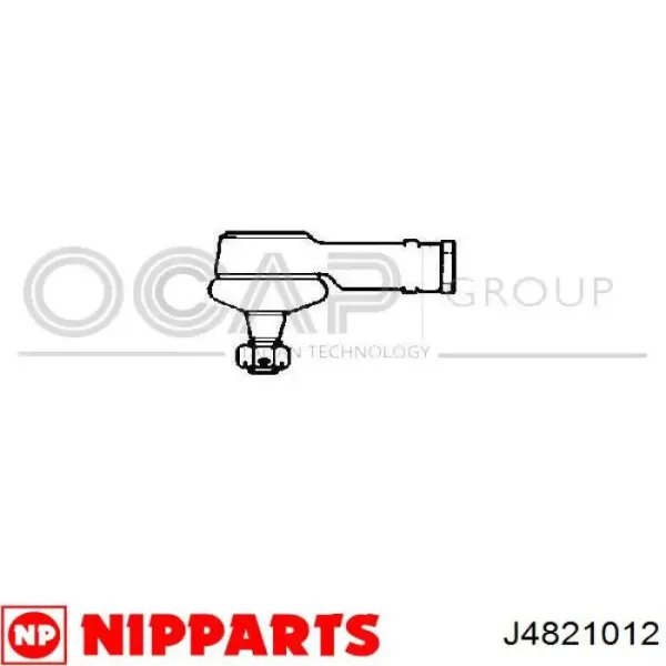 J4821012 Nipparts Зовнішній наконечник рульової тяги