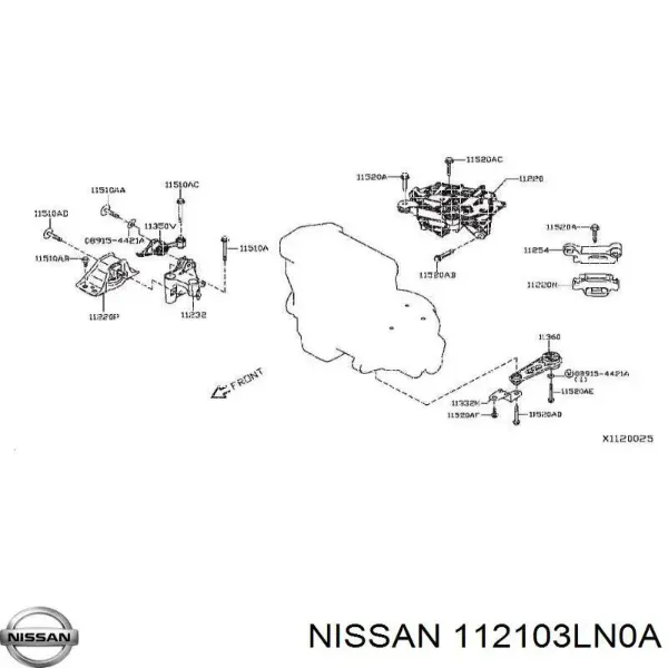  112103LN0A Nissan/Infiniti