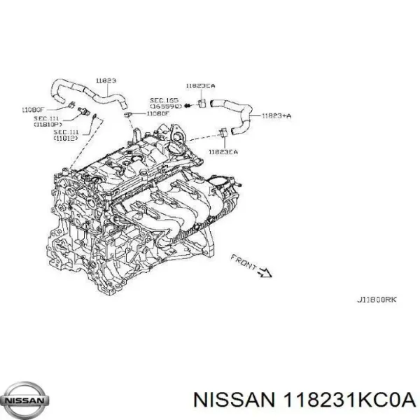  118231KC0A Nissan/Infiniti