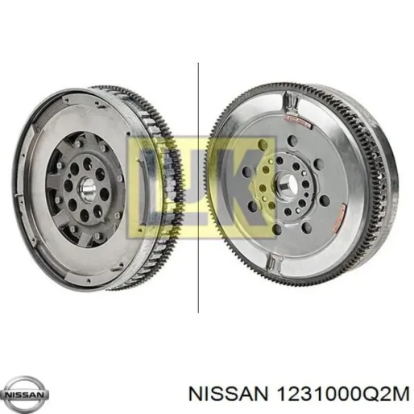 Демпферний маховик на Nissan Qashqai II J11
