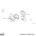 Зірка-шестерня розподільного валу двигуна, впускного Nissan Altima 