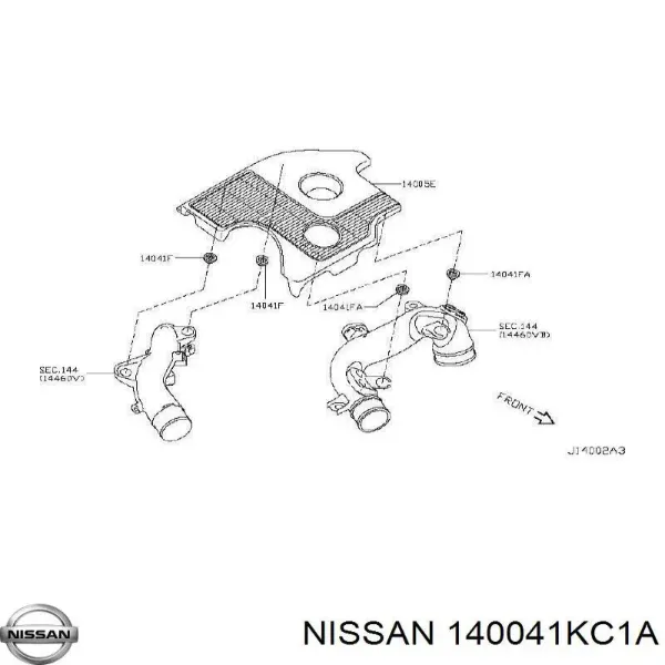 Випускний колектор 140041KC1A Nissan/Infiniti